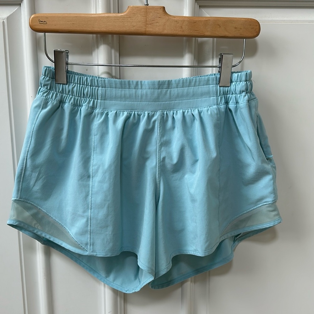 lululemon athletica Light Blue Athletic Shorts